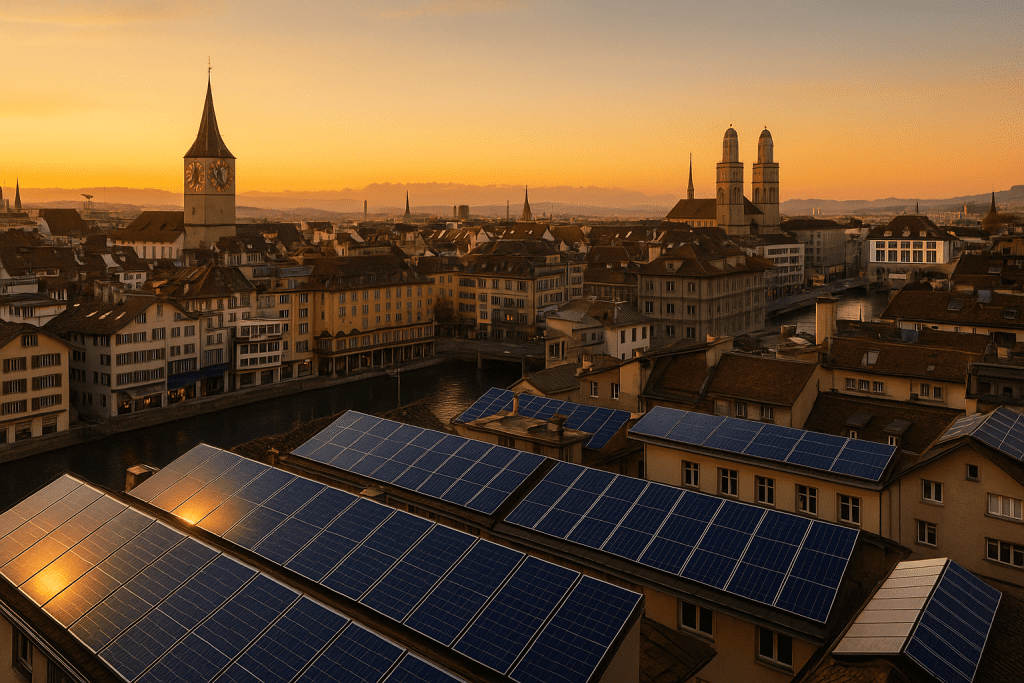 Leitfaden für Solaranlagen für Ihr Dach im Kanton Zürich