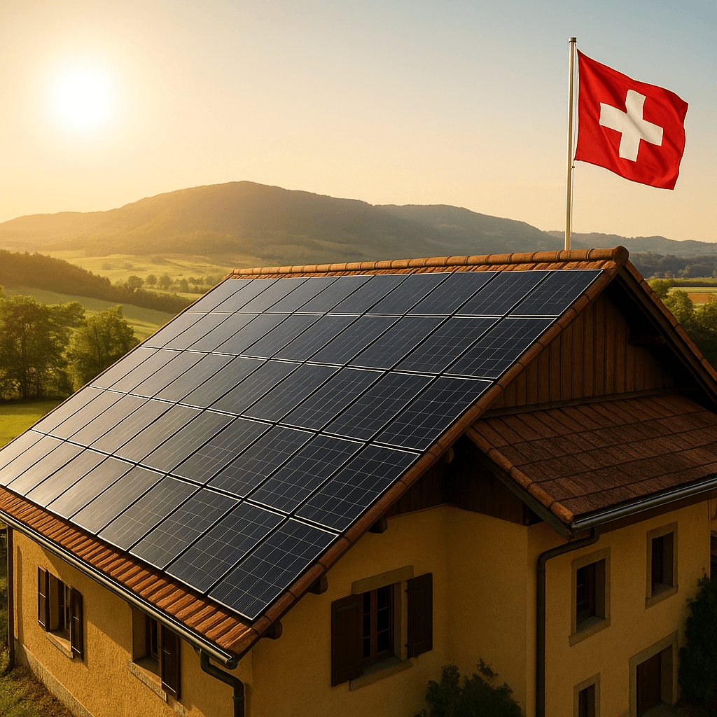 Solaranlage in Basel-Landschaft